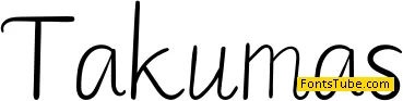 Takumas Font