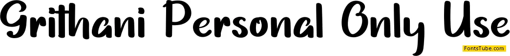 Grithani Font