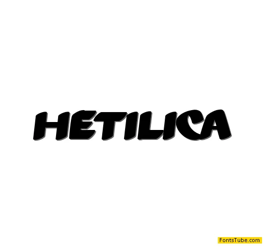 Hetilica Font