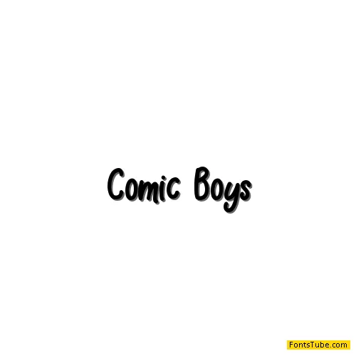 Comic Boys Font