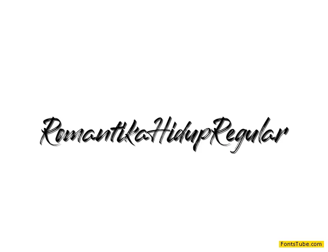 Romantika Hidup Font