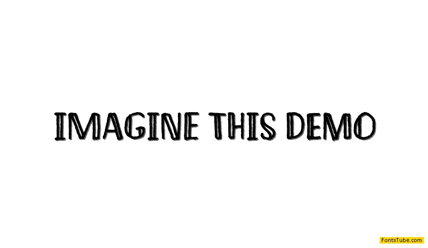 Imagine this DEMO Font