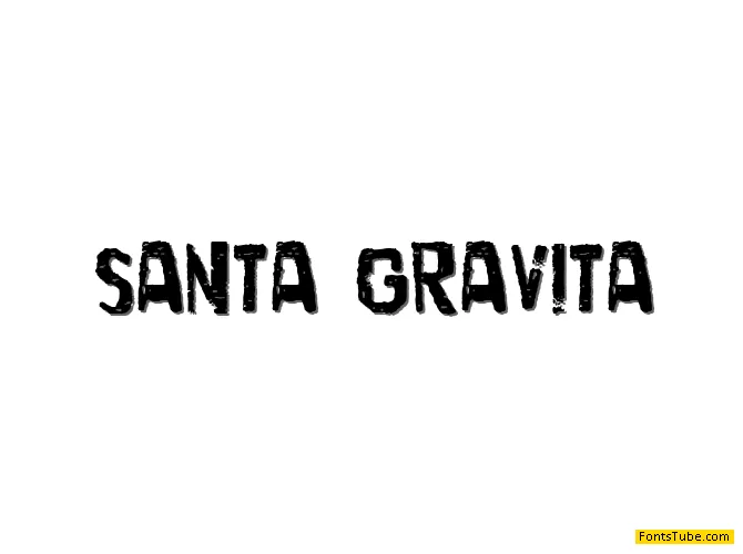 Santa Gravita Font