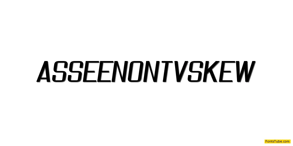 As seen on TV Font Family