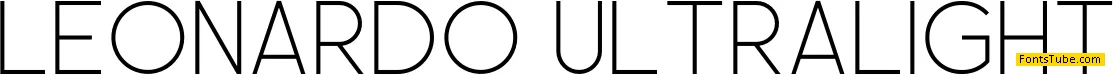LEonardo-Demo Font Family