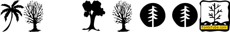 KR Trees Font