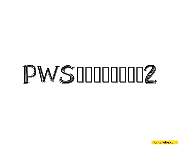 PWScratched2 Font