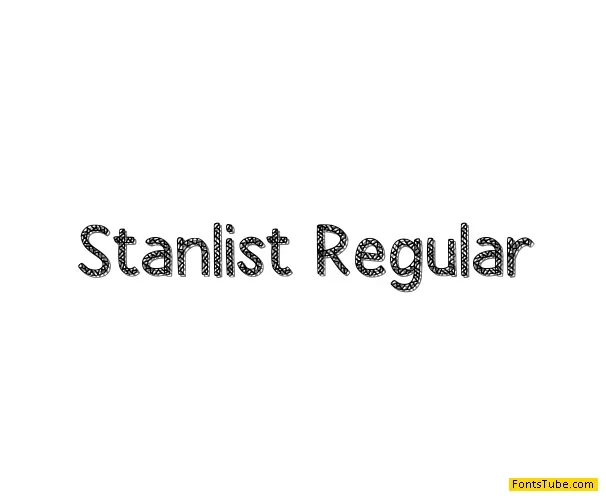 Stanlist Font