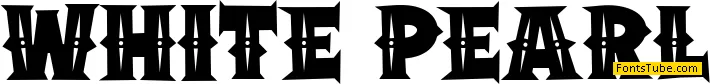 WHITE PEARL Font