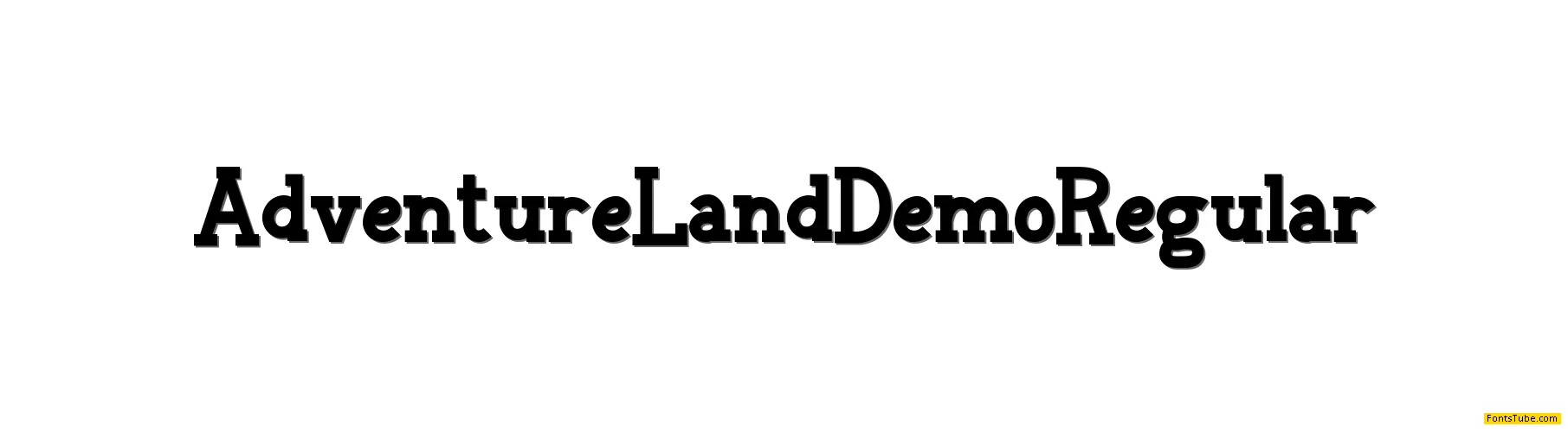 Adventure Land Demo Font