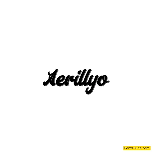Aerillyo Font
