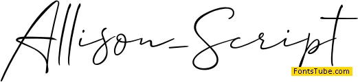 Allison Script Font