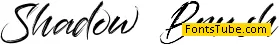 Shadow Brush Font