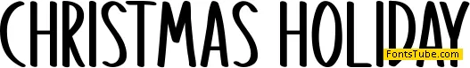Christmas Holiday Font