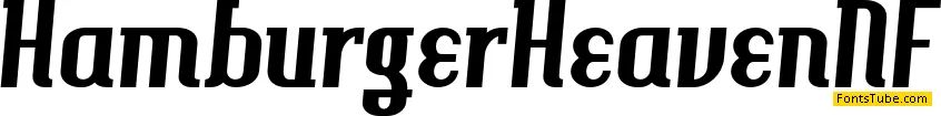 Hamburger Heaven NF Font