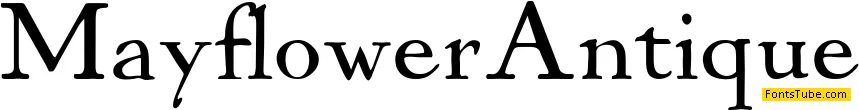 Mayflower Antique Font