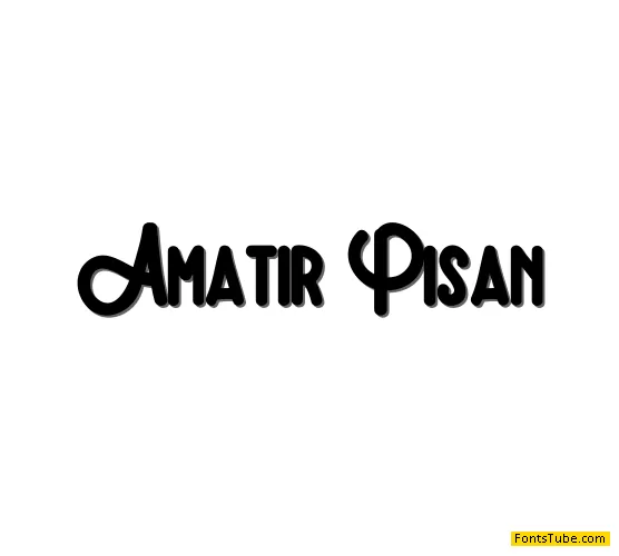 Amatir Font