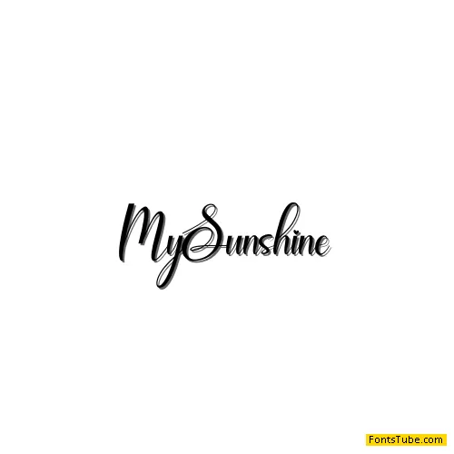 My Sunshine Font
