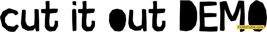 Cut it out DEMO Font