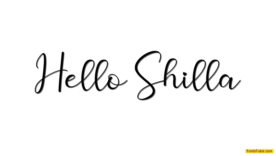 Hello Shilla Font