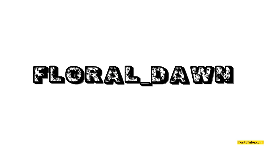 Floral Dawn Font