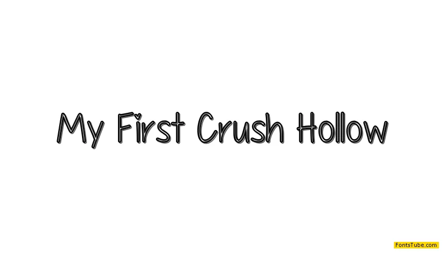 My First Crush Font Family