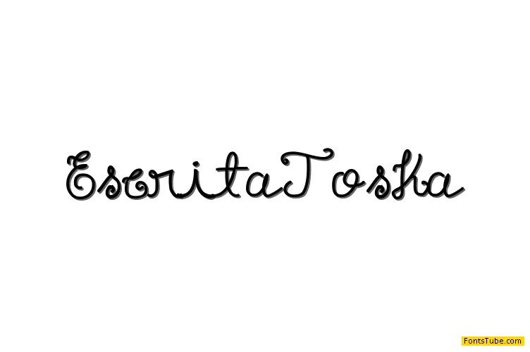 Escrita Toska Propria Font