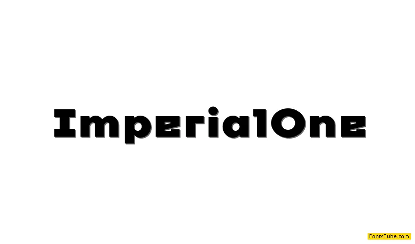 Imperial One Font