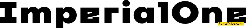 Imperial One Font