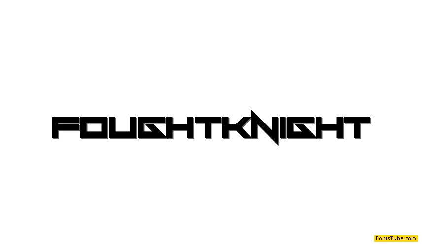 FoughtKnight Font