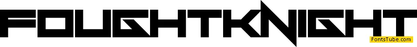 FoughtKnight Font