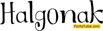 Halgonak Font