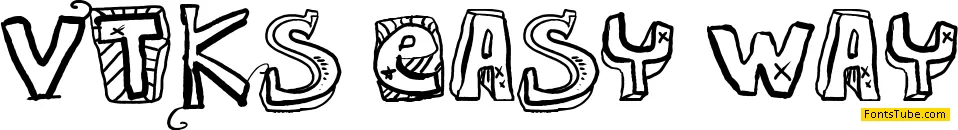 VTKS EASY WAY Font