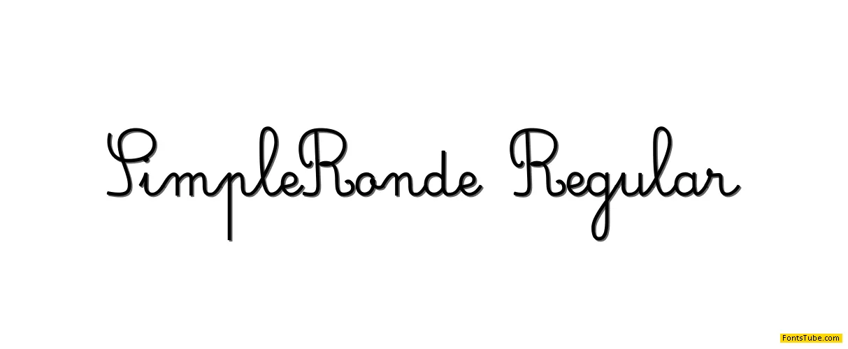 SimpleRonde Font