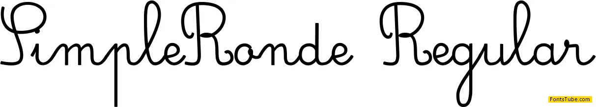SimpleRonde Font