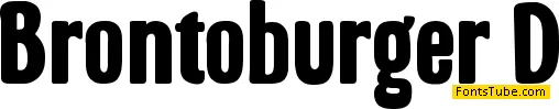 Brontoburger Font