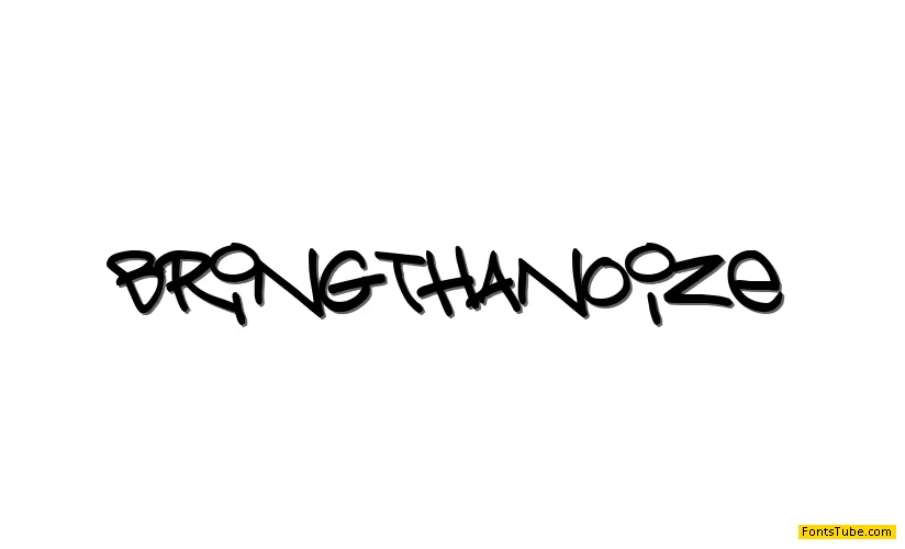 Bring tha noize Font