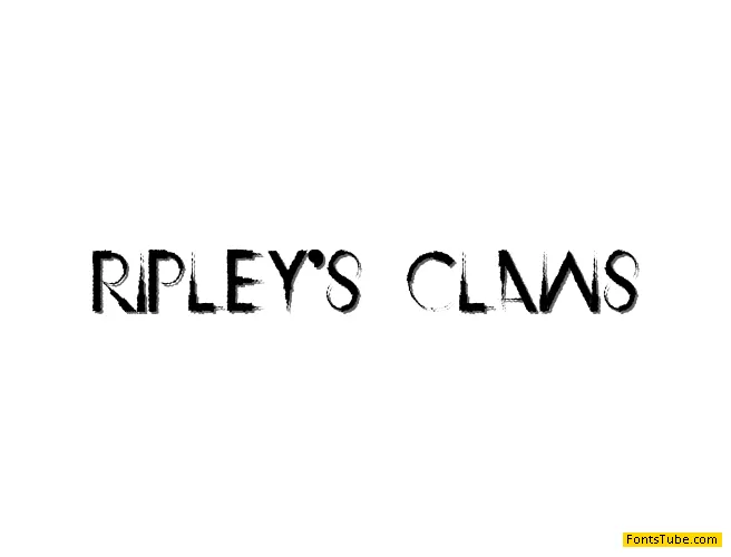 Ripley's Claws Font