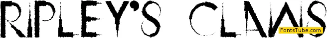 Ripley's Claws Font