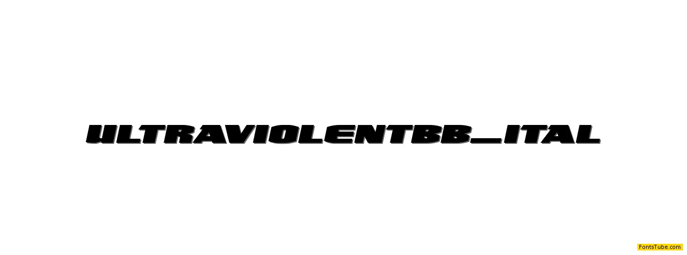 UltraViolent BB Font Family