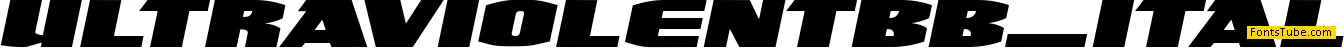 UltraViolent BB Font Family