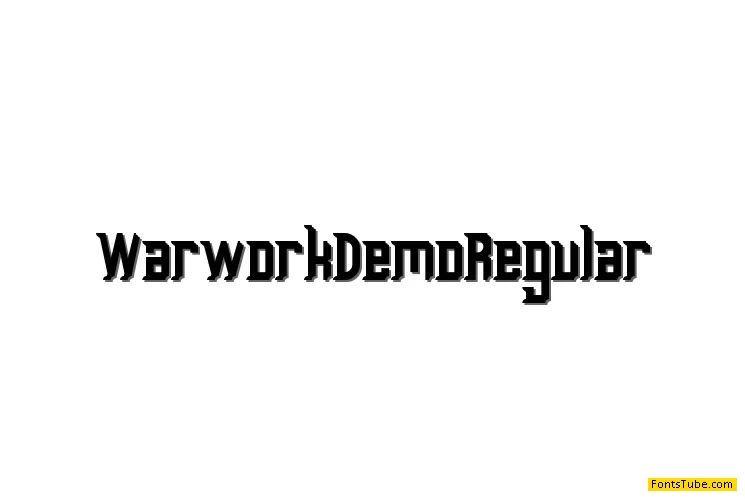 Warwork Demo Font Family