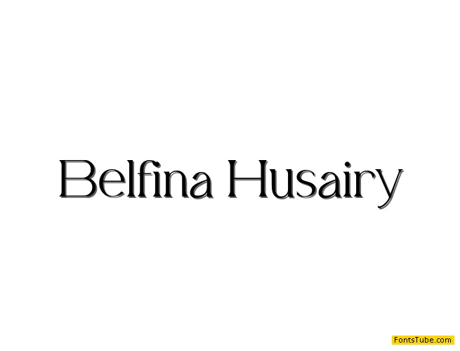 Belfina Husairy Font