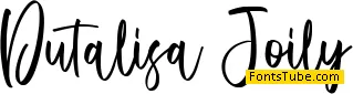 Dutalisa Joily Font