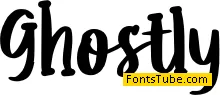 Ghostly Font