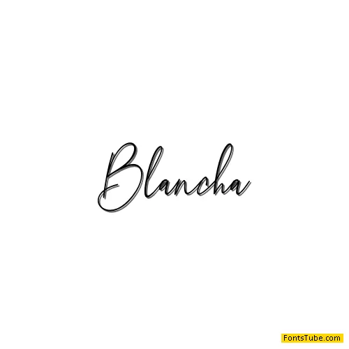 Blancha Font