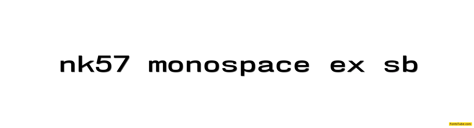 NK57 Monospace Font Family