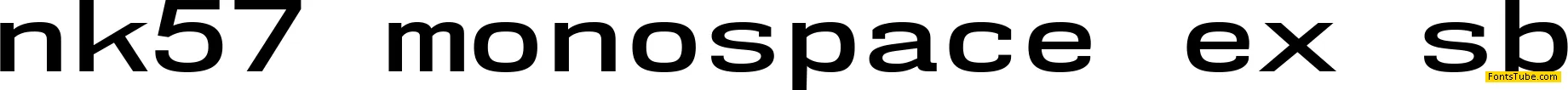 NK57 Monospace Font Family