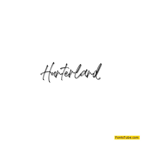 Hunterland Font