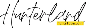 Hunterland Font